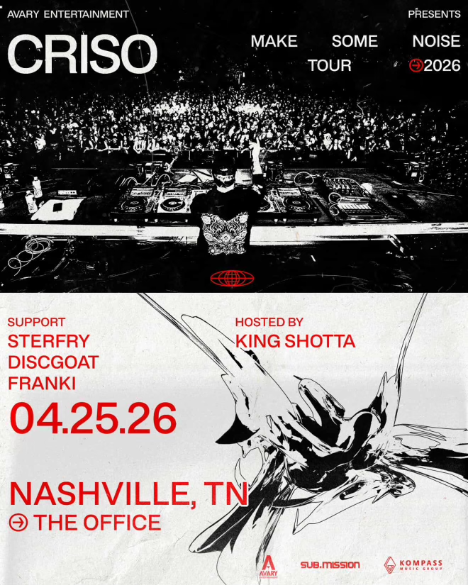 Criso - Make Some Noise Tour Flyer