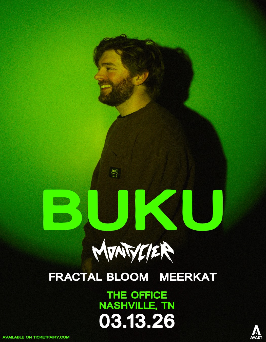 Avary Entertainment presents BUKU Flyer
